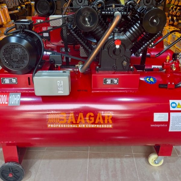 كمبروسر ماركة بعجر 500 لتر 2105 10 حصان 220/380 فولت