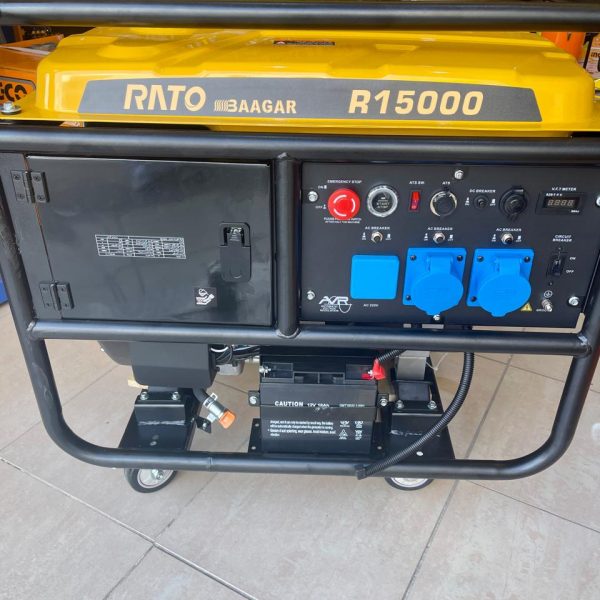 مولد كهرباء 15000 ماركة بعجر RATO بنزين ( petrol )
