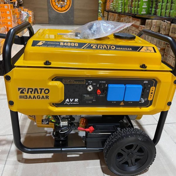 مولد كهرباء ماركة بعجر RATO 4000 بنزين ( petrol )