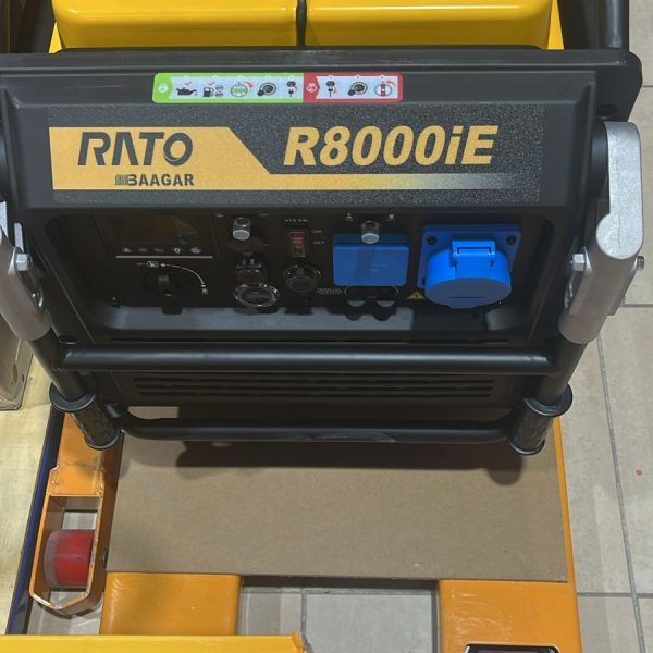 مولد كهرباء ماركة بعجرRATO 8000 كاتم بنزين ( petrol )
